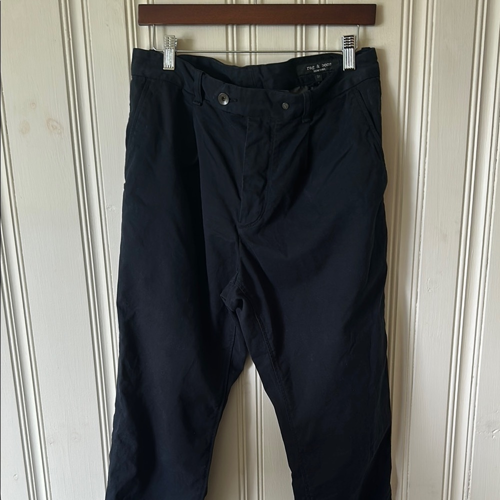 Rag & Bone Chinos Classic Straight-Leg Salute Blue 31” W